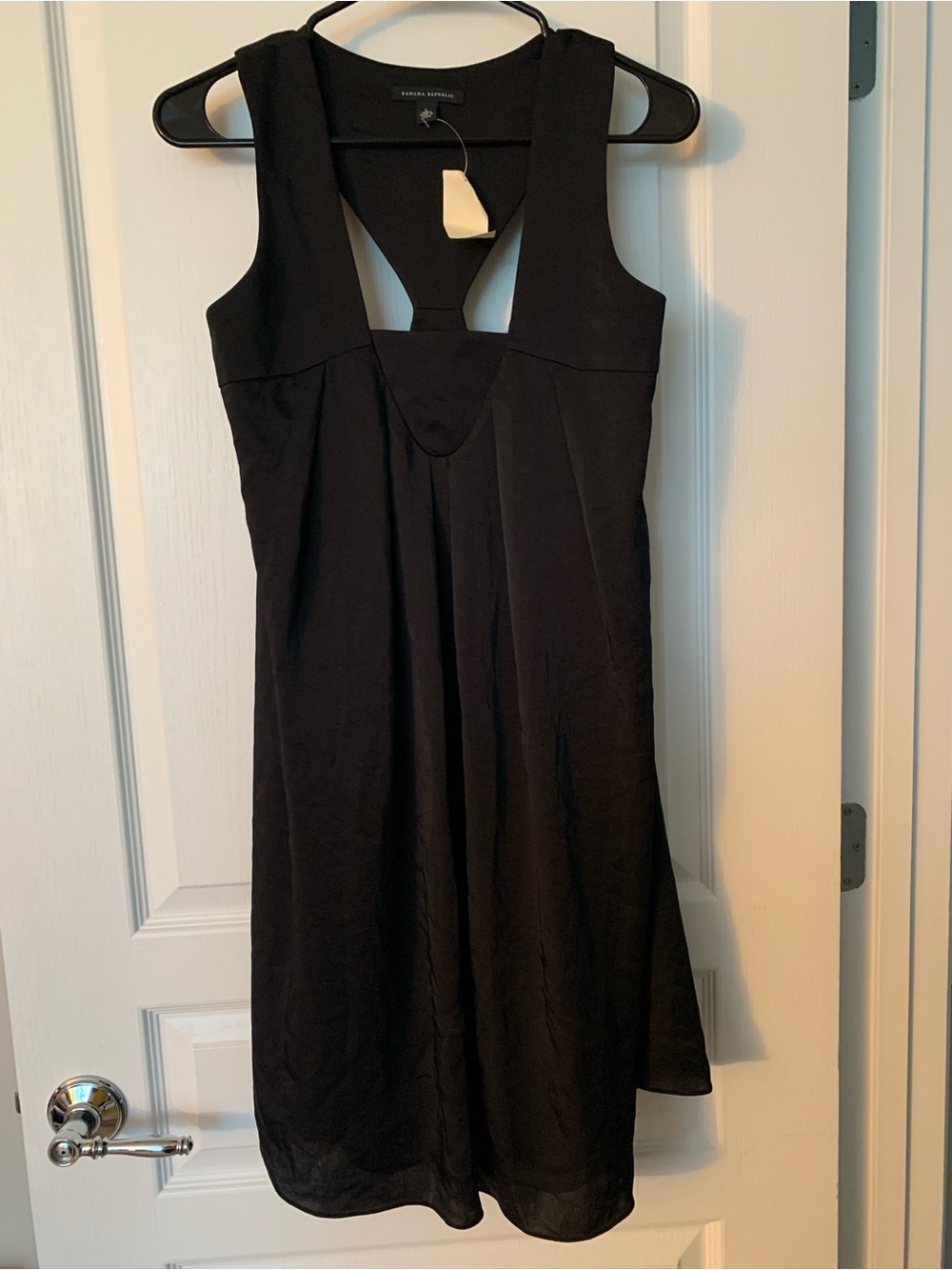 NWT: Banana Republic Medium Sheer Dress with V-Shape Cut-Out Back.